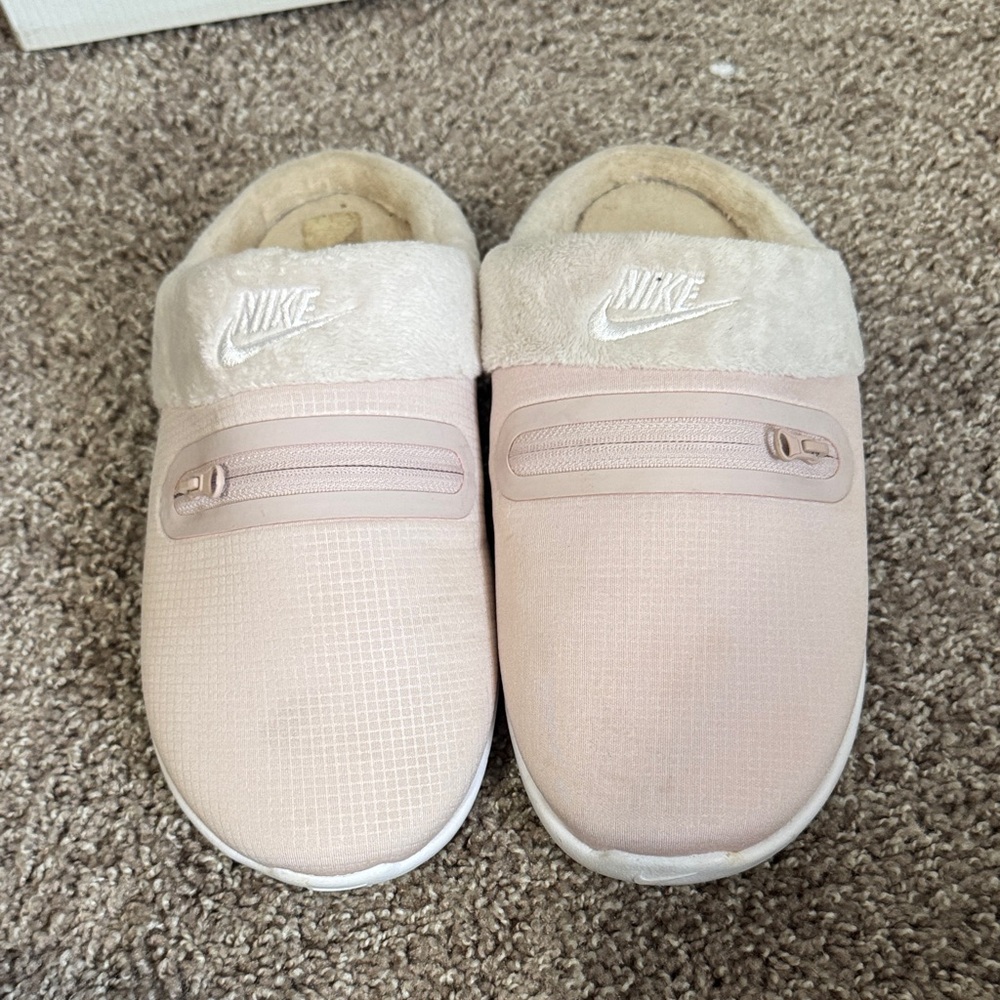 Nike Blush Pink Slip-On Mules